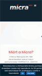Mobile Screenshot of micra.hu